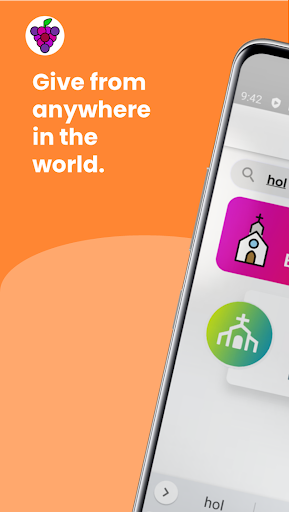 Android application FirstFruit - Give Cheerfully screenshort