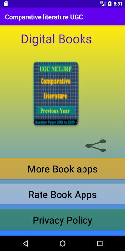 Android application Comparative literature - NET screenshort