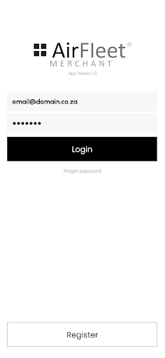 Android application AF Merchant screenshort