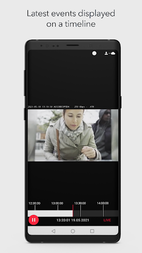 Android application Securitas RVS Go screenshort