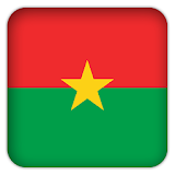 Selfie with Burkina Faso flag icon