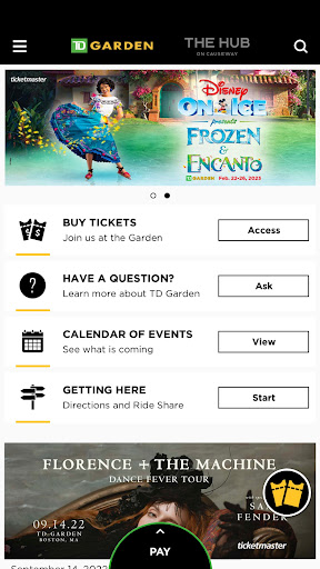 Android application TD Garden Hub screenshort