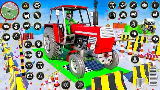 Tractor Parking Games 3d