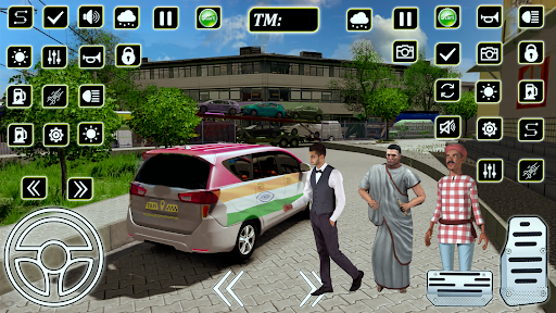 Android application Indian Taxi Simulator 3D Games screenshort