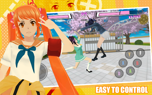 Fight Girls Anime High School Screen 2