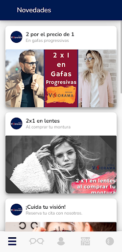 Android application Visiorama Opticas screenshort