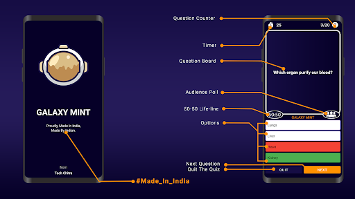 Galaxy Mint - Offline Quiz App Screen 3