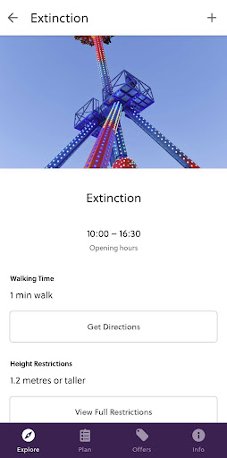 Blackgang Chine: Plan Your Day Screen 3