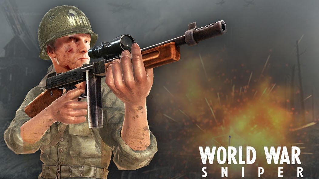 WW2 مطلق النار: لعبه قناص الحرب ألعاب 2021 1.0.1 APK + Mod (Unlimited money) إلى عن على ذكري المظهر