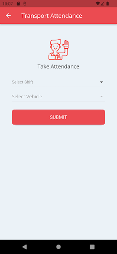 Stucare Transport Attendance Screen 3