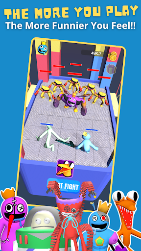 Blue Monster Hero Fight