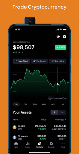 Cryptocurrency Trading Screen 2