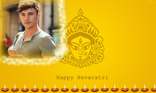 Navratri Photo Frame Screen 3