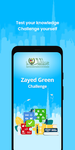 Android application Zayed Green Challenge screenshort