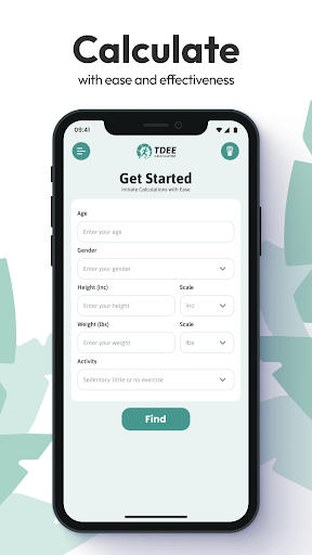 TDEE Calculator Calorie Count Screen 2