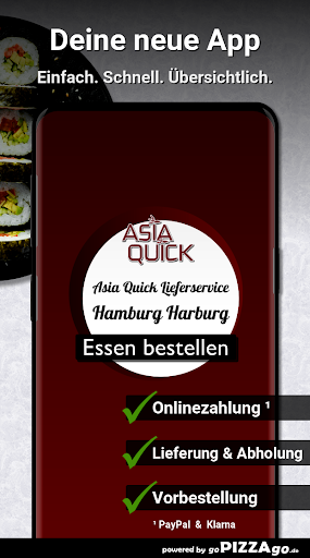 Android application Asia Quick Hamburg Harburg screenshort
