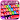 Colorful Glitter Keyboard Theme