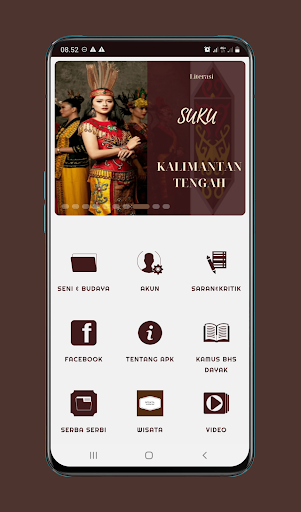Android application SenBud KalTeng screenshort