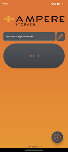 Android application AMPERE.STORAGE screenshort