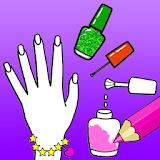 Nail Drawing Book Fashion Coloring Pages icon