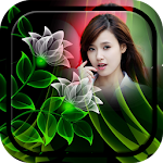 Cover Image of Download Neon Flower Photo Frame 5.3 APK