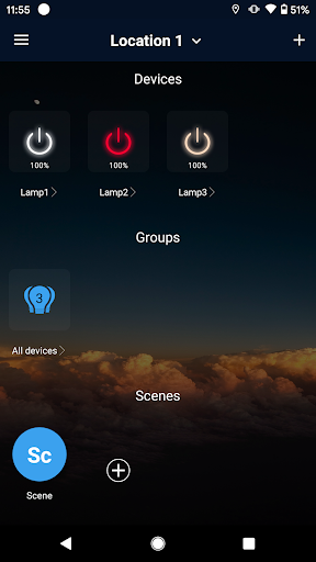 Android application 360LED screenshort