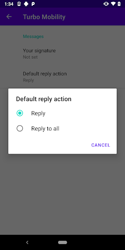 Android application Turbo Mobility screenshort