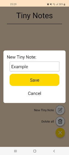 Tiny Notes Screen 3