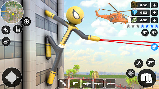 Spider Fighter Hero Stick Man 4