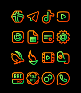 Paketë e ekranit të Paketës së ikonave Marigold - Lines