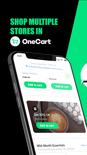 OneCart - Shopping On Demand Screen 2