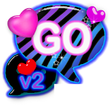 Zebra Love Theme GO SMS PRO icon