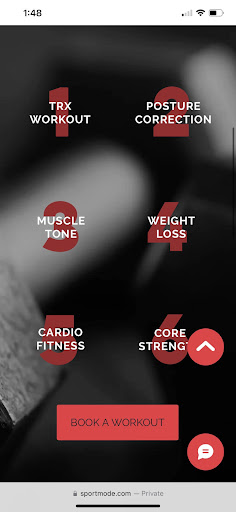 Sportmode Screen 2
