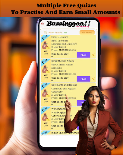 Buzzinggaa-The Quiz App Screen 3