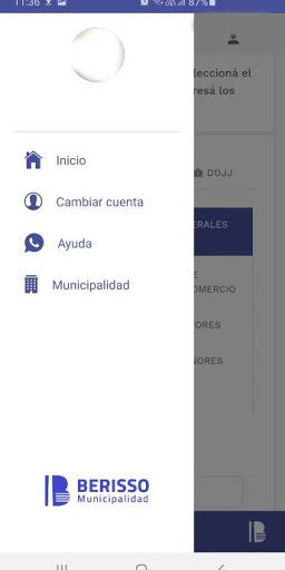 Android application Berisso Muniapp screenshort