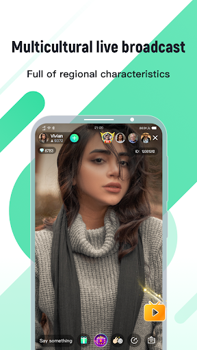 Android application VLiveChat screenshort