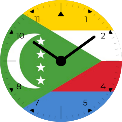Android application Comoros Analog Watch Face screenshort