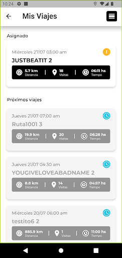 Urbetrack GO Screen 3
