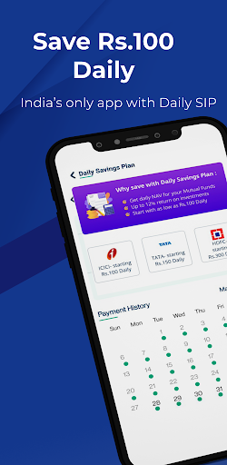 Android application ZFunds - Daily SIP App screenshort
