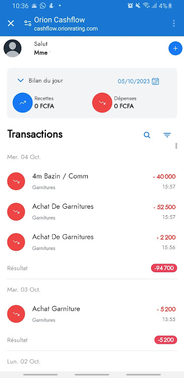 Orion Cashflow - 1.0 - (Android)
