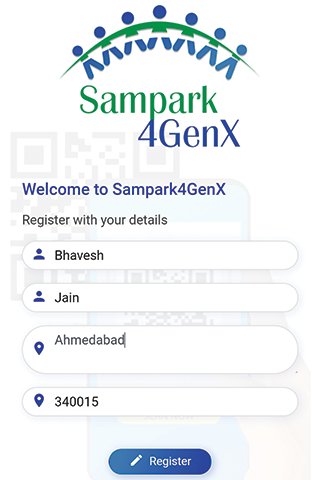 Sampark4GenX Screen 3