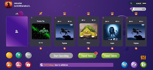 Android application Rich Continents NFT Game screenshort