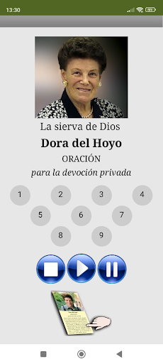 Android application Dora Audio Oración screenshort