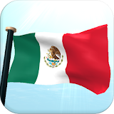 Mexico Flag 3D Live Wallpaper icon
