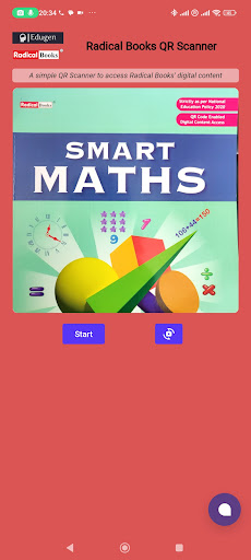 Android application Radical Books QR Scanner screenshort