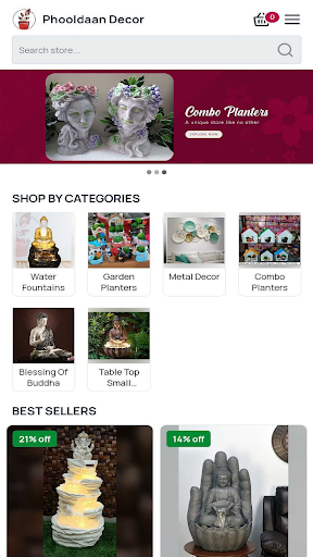 Android application Phooldaan Decor screenshort