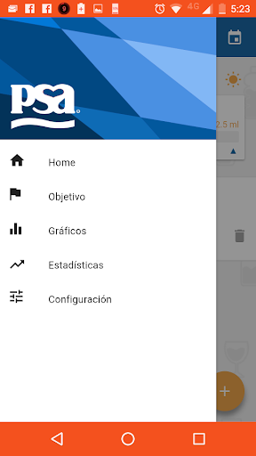 Android application Agua Pura PSA screenshort