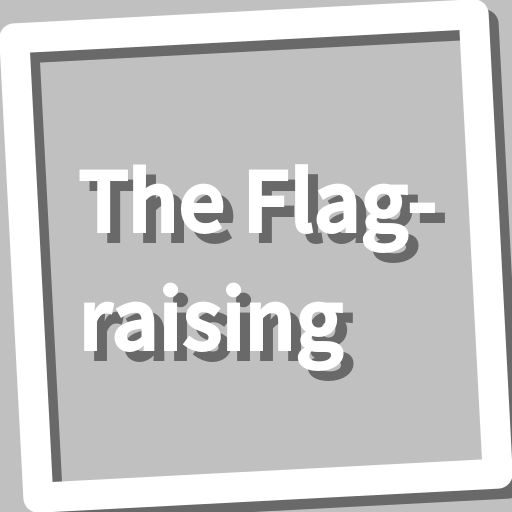 Book, The Flag-raising logo