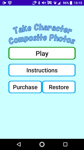 Android application TakeCharacterCompositePhotos screenshort