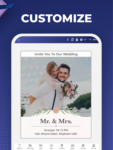 Screenshot Video Invitation Maker